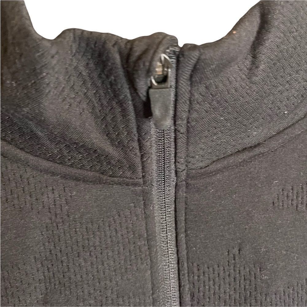 Champion Black Moisture Wicking Zip Up casual Athletic jacket - Picture 2 of 5